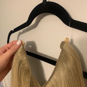 HaloCouture 16” Human Hair Extensions Blonde B60